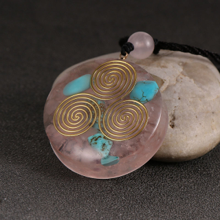 Amulet NEKONEČNÁ LÁSKA z růženínu MN6003