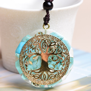 Amulet STROM ŽIVOTA z tyrkysu MN6002