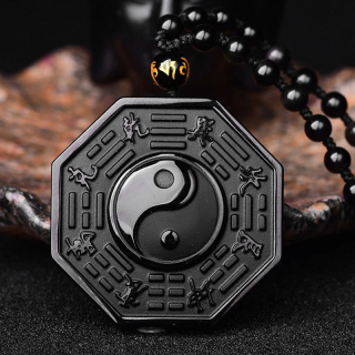 Amulet ŽIVOTNÍ SÍLA a ROVNOVÁHA z obsidiánu MN6032