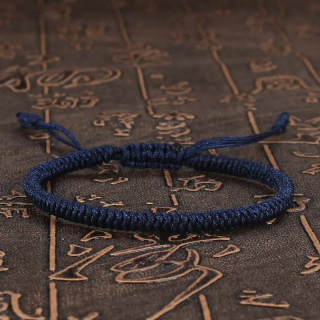 Tibetský náramek pro štěstí - modrý - MN1908
